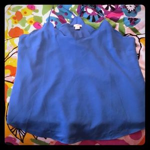 J. Crew blue tank